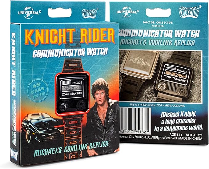Knight Rider Communicator Watch | Official 80s TV Replica | The RetroVerse UK