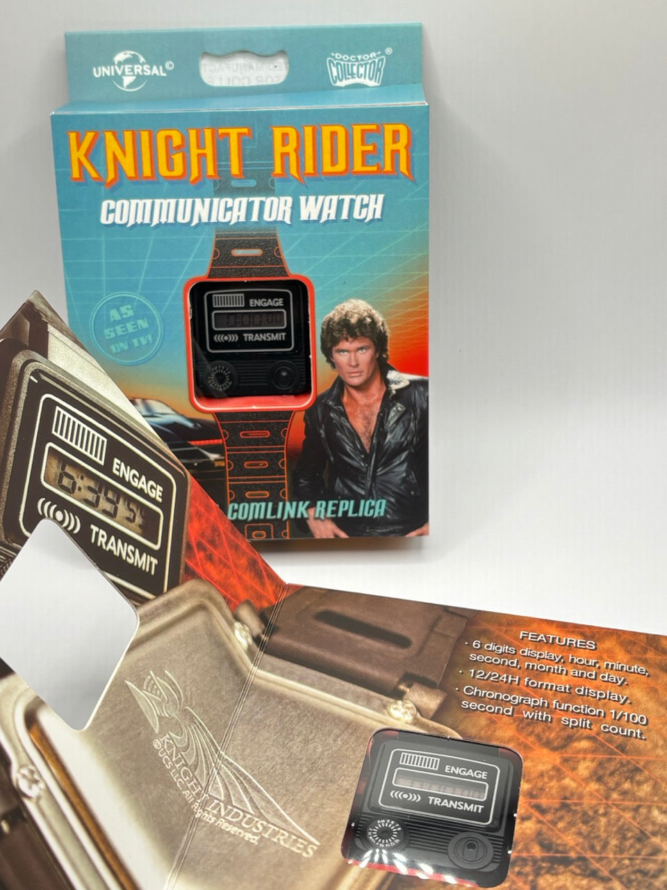 Knight Rider Communicator Watch | Official 80s TV Replica | The RetroVerse UK