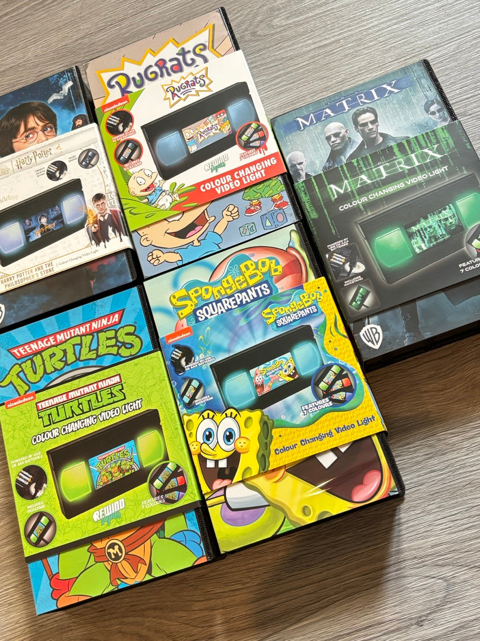 Retro VHS Night Light | TMNT, Harry Potter, Rugrats, The Matrix & SpongeBob | The RetroVerse UK