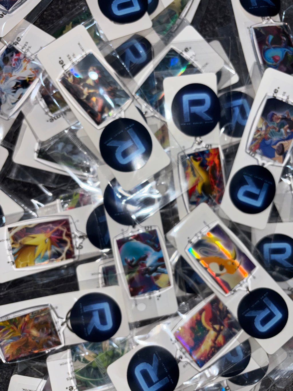 Pokemon Card Retro Key Chains