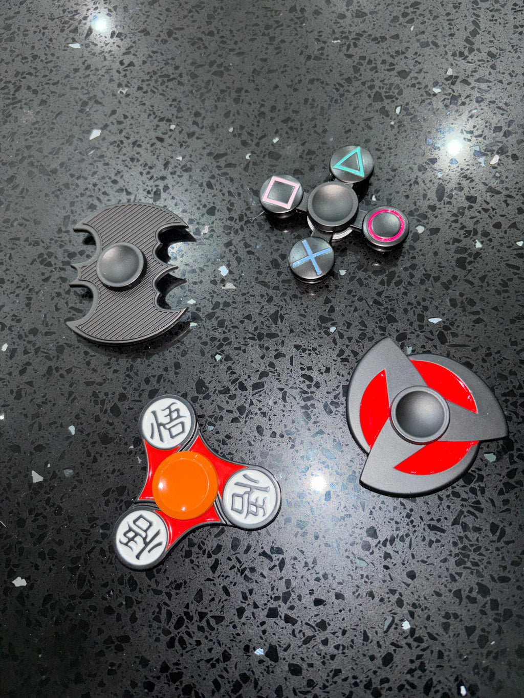 Retro Anime & Pop-Culture Fidget Spinners | Naruto, Dragon Ball, PS1, Batman