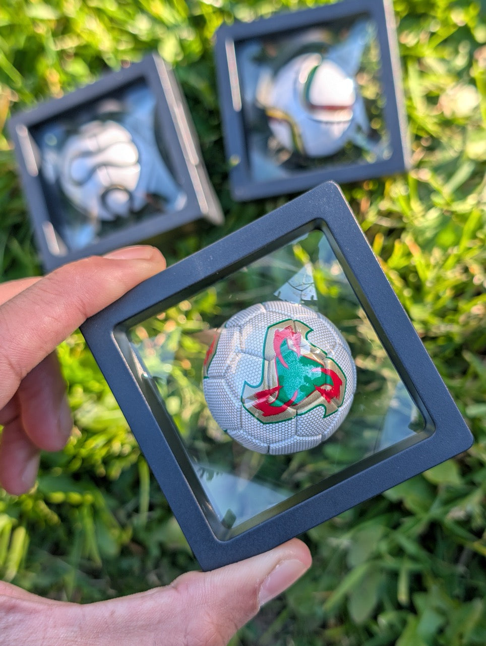 World Cup Football Keyrings | 2002 Fevernova, 2006 TeamGeist & 2010 Jabulani | The RetroVerse UK