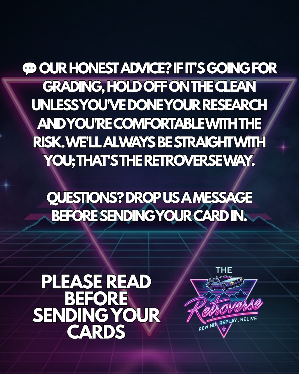 TCG Card Cleaning Service | Professional Card Cleaning by The RetroVerse